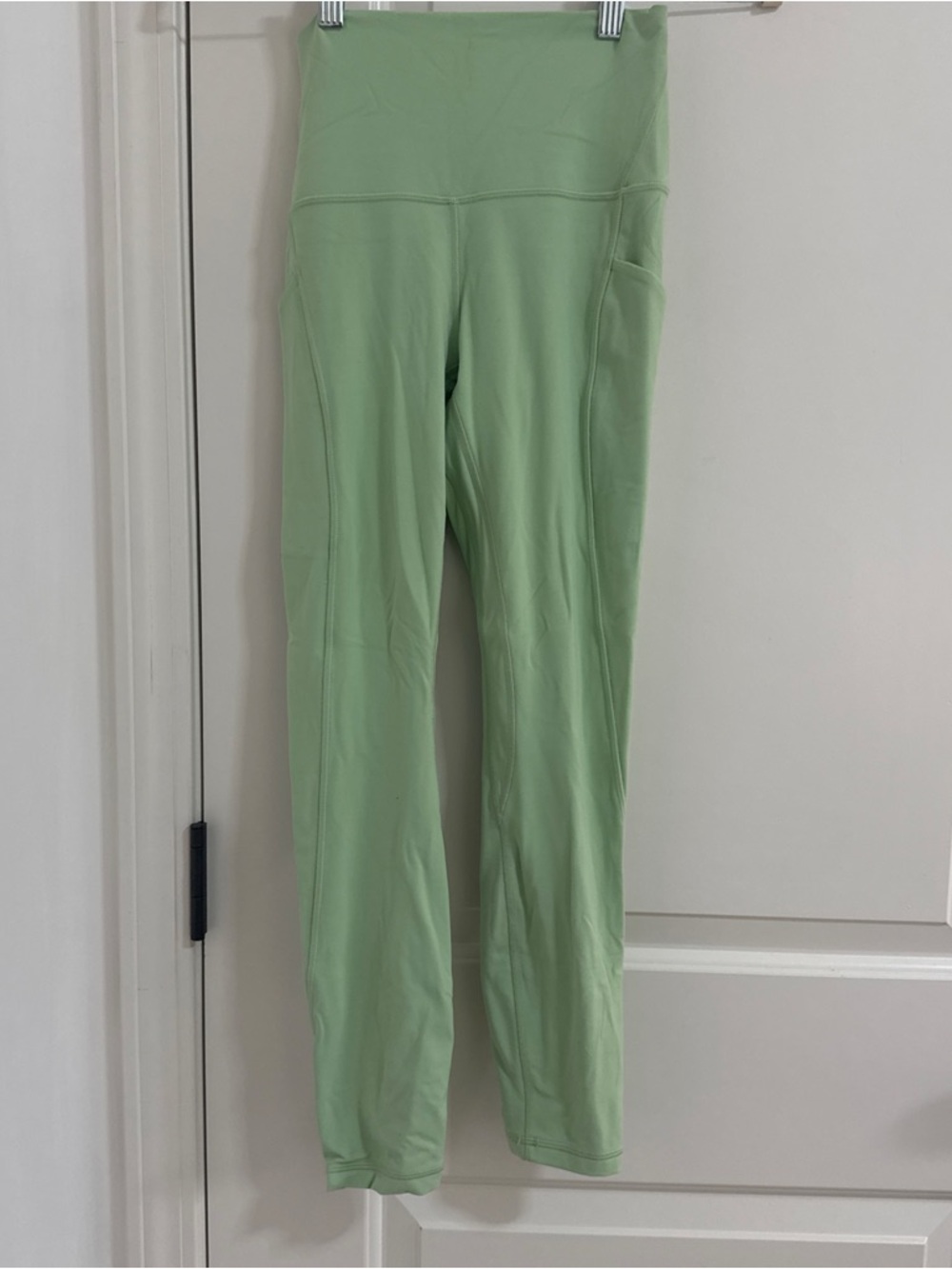 lululemon athletica Pale Green Knit Top with Size Badge